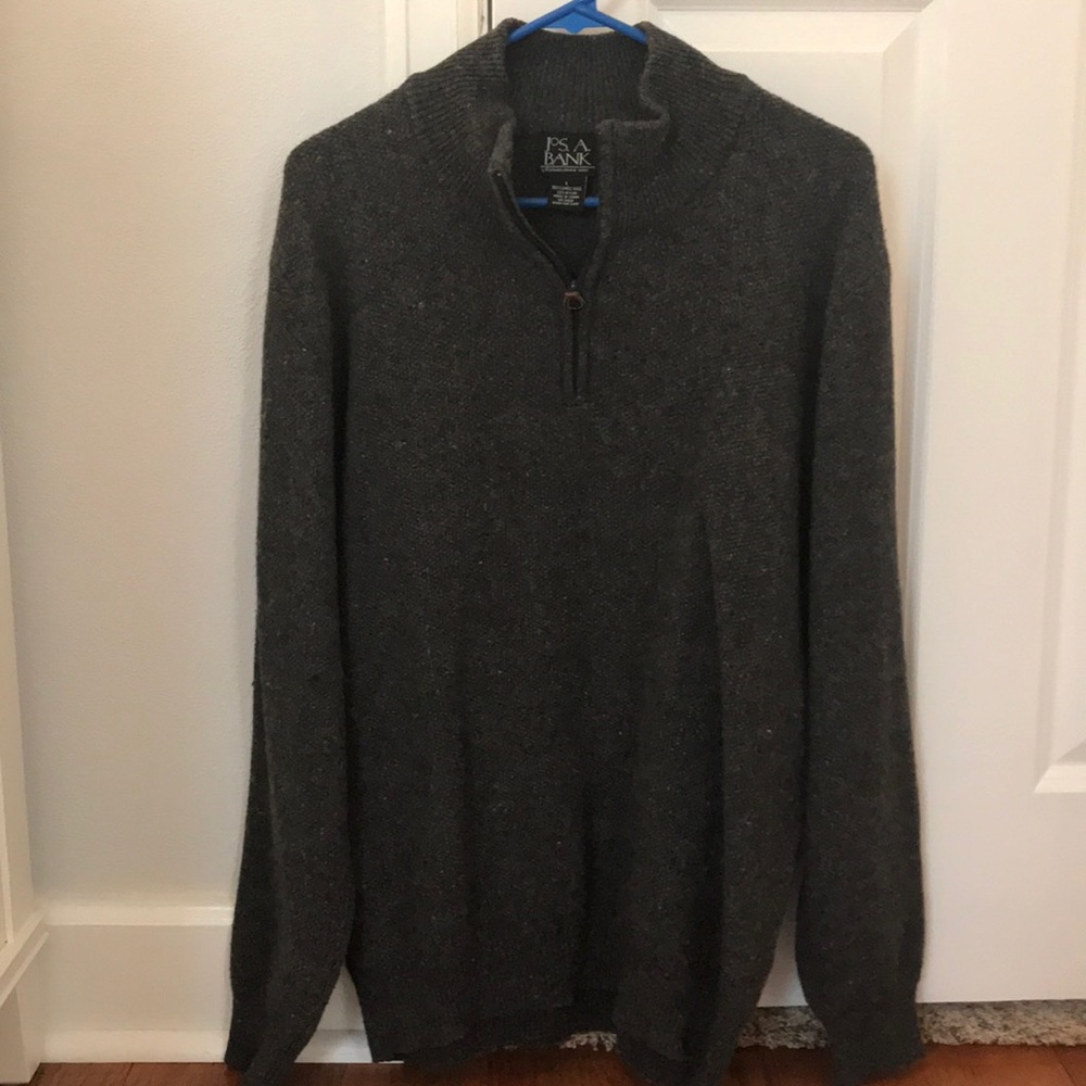 Jos A Bank quarter zip sweater